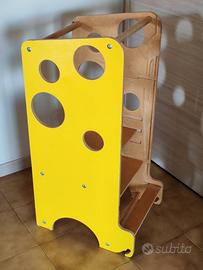 Torre montessoriana Leea 2in1 banchetto da lavoro