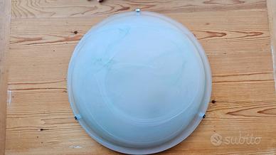 FAN EUROPE Plafoniera vetro verde 2xE27 40X40X11CM