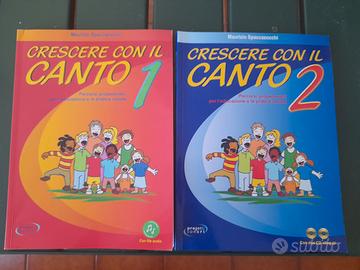 Libri di canto Crescere con il canto 1 e 2