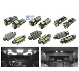 KIT 21 LAMPADE LED INTERNE PER AUDI A4 S4 RS4 B6 B