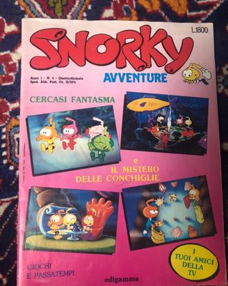 Fumetto anni '80 Snorky Avventure