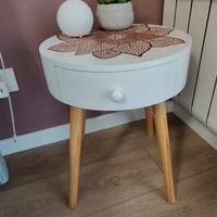 2 Comodini bianchi moderni stile nordico