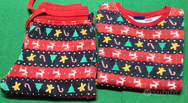 Pigiama natalizio unisex Lupilu taglia 6 anni