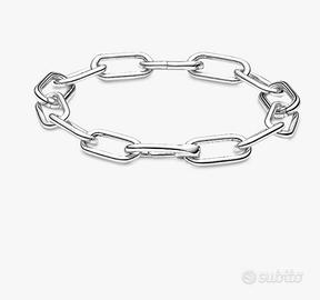 Bracciale catena Pandora maglia link con cuore
