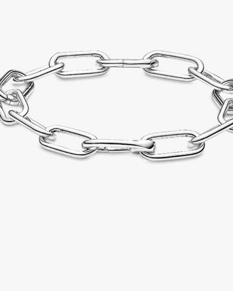 Bracciale catena Pandora maglia link con cuore