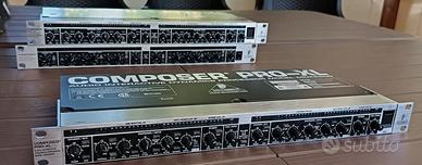 3 Compressori dual Behringer composer pro