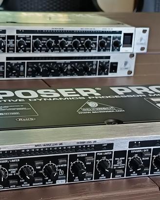 3 Compressori dual Behringer composer pro
