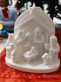 Presepe Natalizio Bianco stampato in 3D