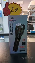 Power Bank Torcia a LED  ricaricabile tramite USB