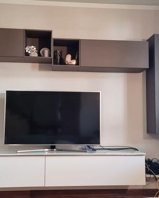 Mobile Soggiorno TV Sospeso 240 cm. con Pensili
