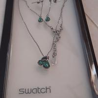 Collana e orecchini swatch