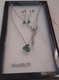 Collana e orecchini swatch