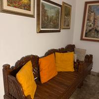 Divani di legno indiani