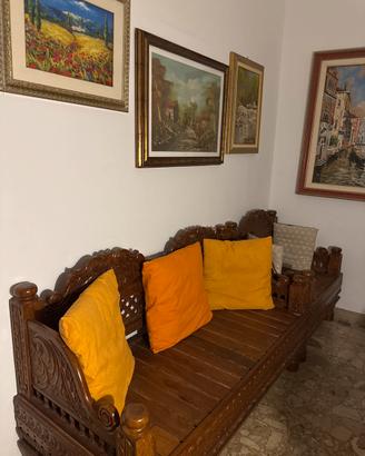 Divani di legno indiani