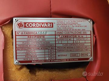 Bollitore Cordivari 1000 litri