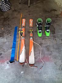 sci pelli e scarponi alpinismo