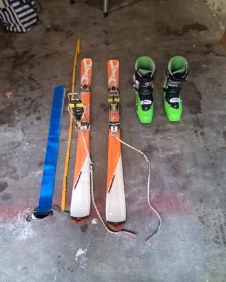 sci pelli e scarponi alpinismo