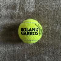 Pallina Roland Garros autografata Jannik Sinner