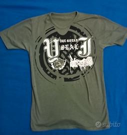 Maglietta verde militare "The Great Seal" - S