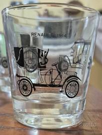 Set 10 Bicchieri Vintage Auto d'Epoca Serie 