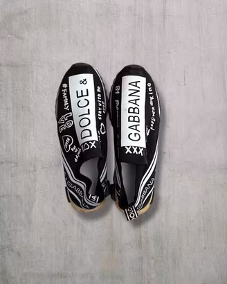 Scarpe Dolce & Gabbana nere e bianche numero 44