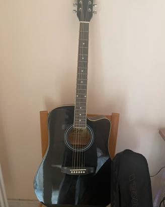 chitarra acustica elettrificata De Salvo +custodia
