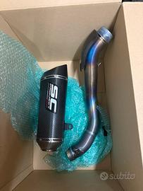 Scarico SC project SC1-R titanio MV agusta F3