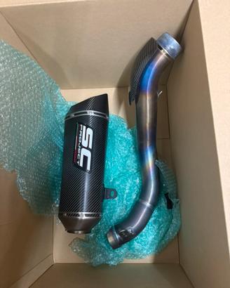 Scarico SC project SC1-R titanio MV agusta F3