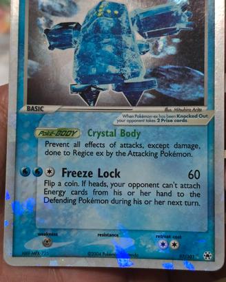 Regice ex Hidden Legends (Eng) 2004 Pokemon Arita