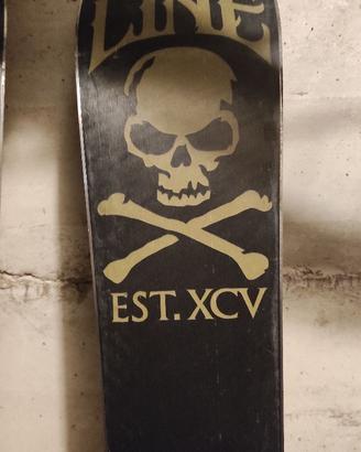 sci freeride line influence con attacco marker