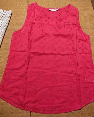 Blusa con ricamo