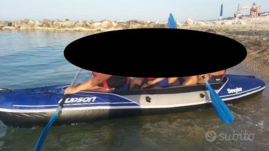 Kayak, canoa gonfiabile tre posti