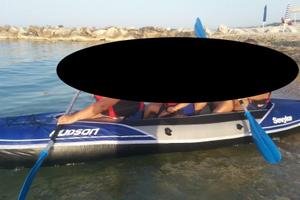 Kayak, canoa gonfiabile tre posti
