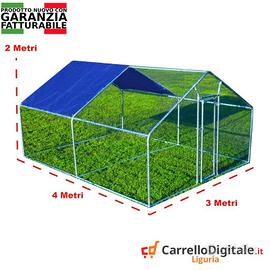 Recinto per Polli 3x4 m x h 2 m – 12 mq - viola