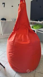 pouf arancione