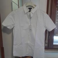 Camicia bianca maniche corte