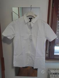 Camicia bianca maniche corte