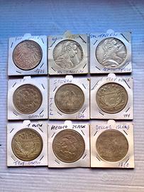 9 monete Svizzera 1869, Tellero 1780 falsi d’epoca