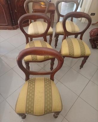 Sedie Vintage in legno 