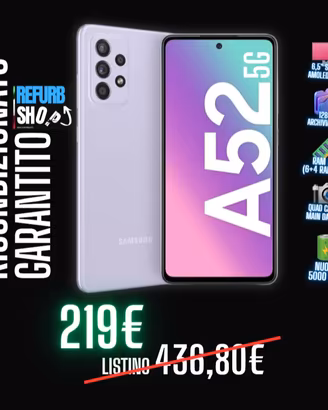 Samsung Galaxy A52 5G 10 GB Ram (6+4) Display 90Hz