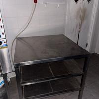 Tavolo da lavoro professionale in acciaio Inox