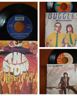 Lotto 3 Vinili 45 Giri Rolling Stones Buggles Hit