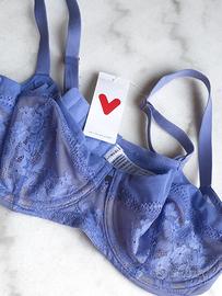 Reggiseno Lovable Flower in pizzo pervinca - 3D - 