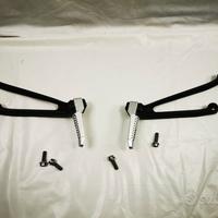COPPIA PEDANE POSTERIORI PASSEGGERO BMW S 1000 RR