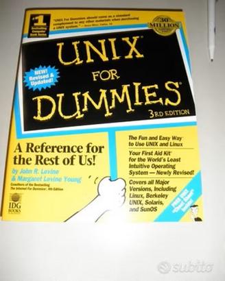 Libro Unix for dummies III edizione, NUOVO