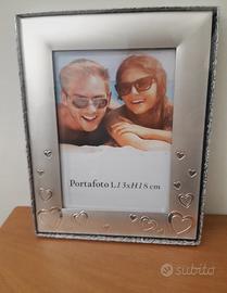 portafoto argentato