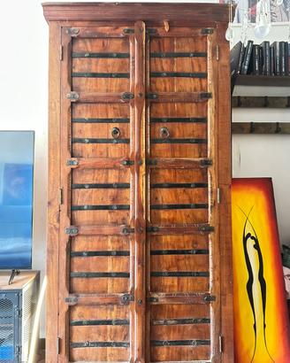 🪵 Armadio indiano in legno massello