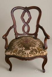Poltroncina stile Luigi XV