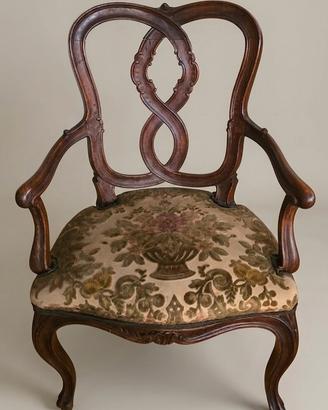 Poltroncina stile Luigi XV