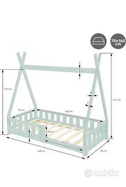 Letto montessoriano